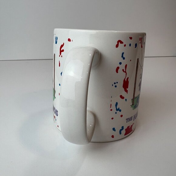 VTG Enesco 1986 In Over Our Heads ‘The Hare-Able Twos’ Coffee Mug Bunny Parents - Picture 5 of 6